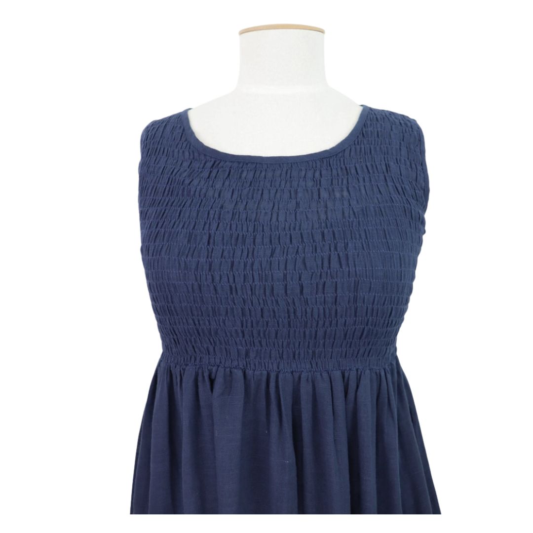 Poppy Dress - Navy