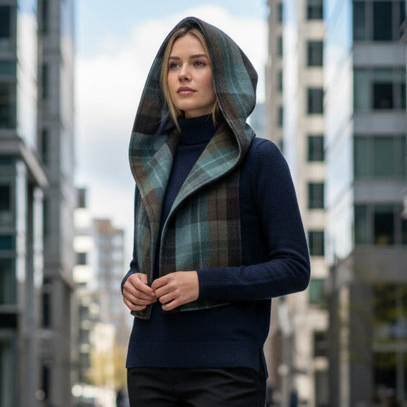HOODED SCARVES
