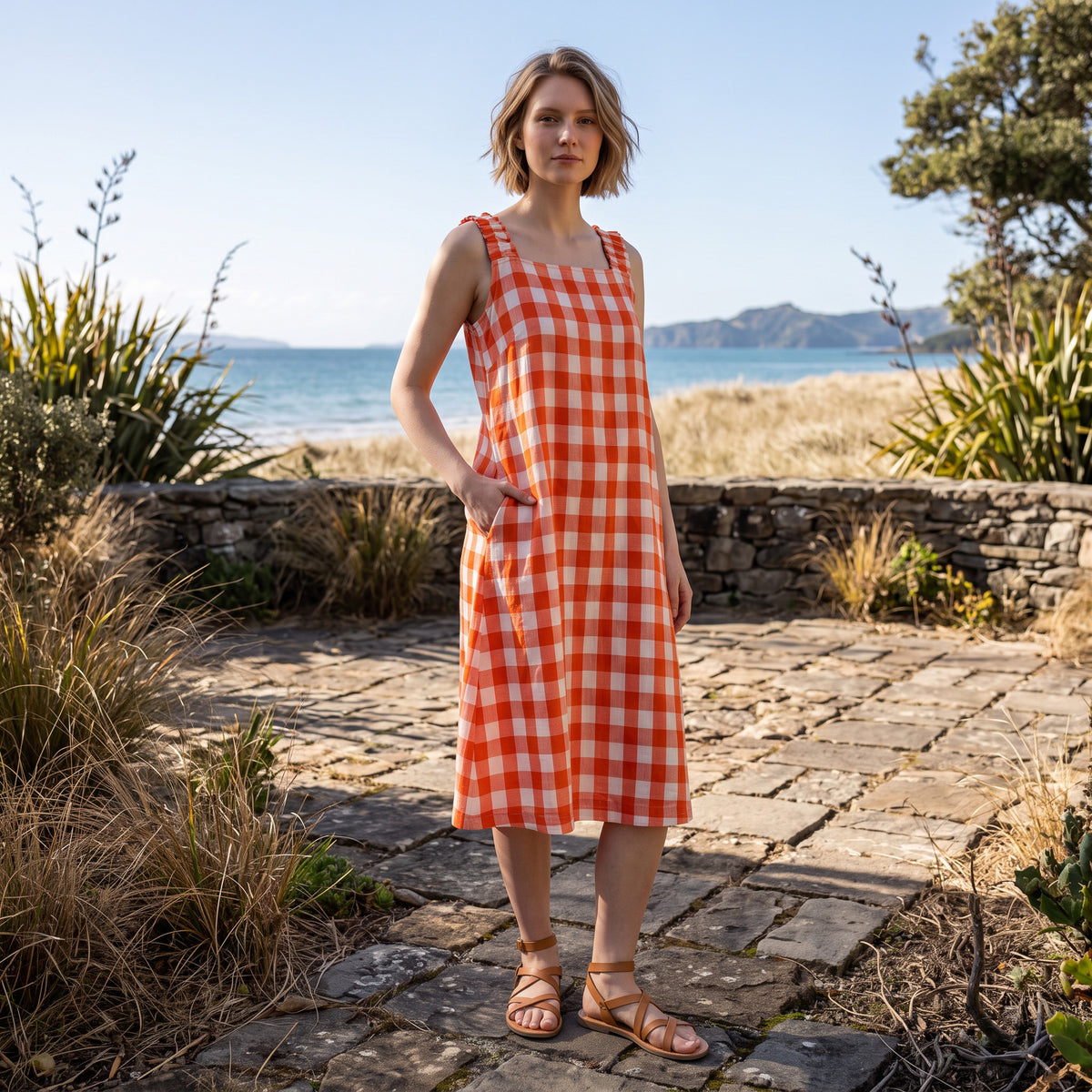 Lulu Dress - Orange
