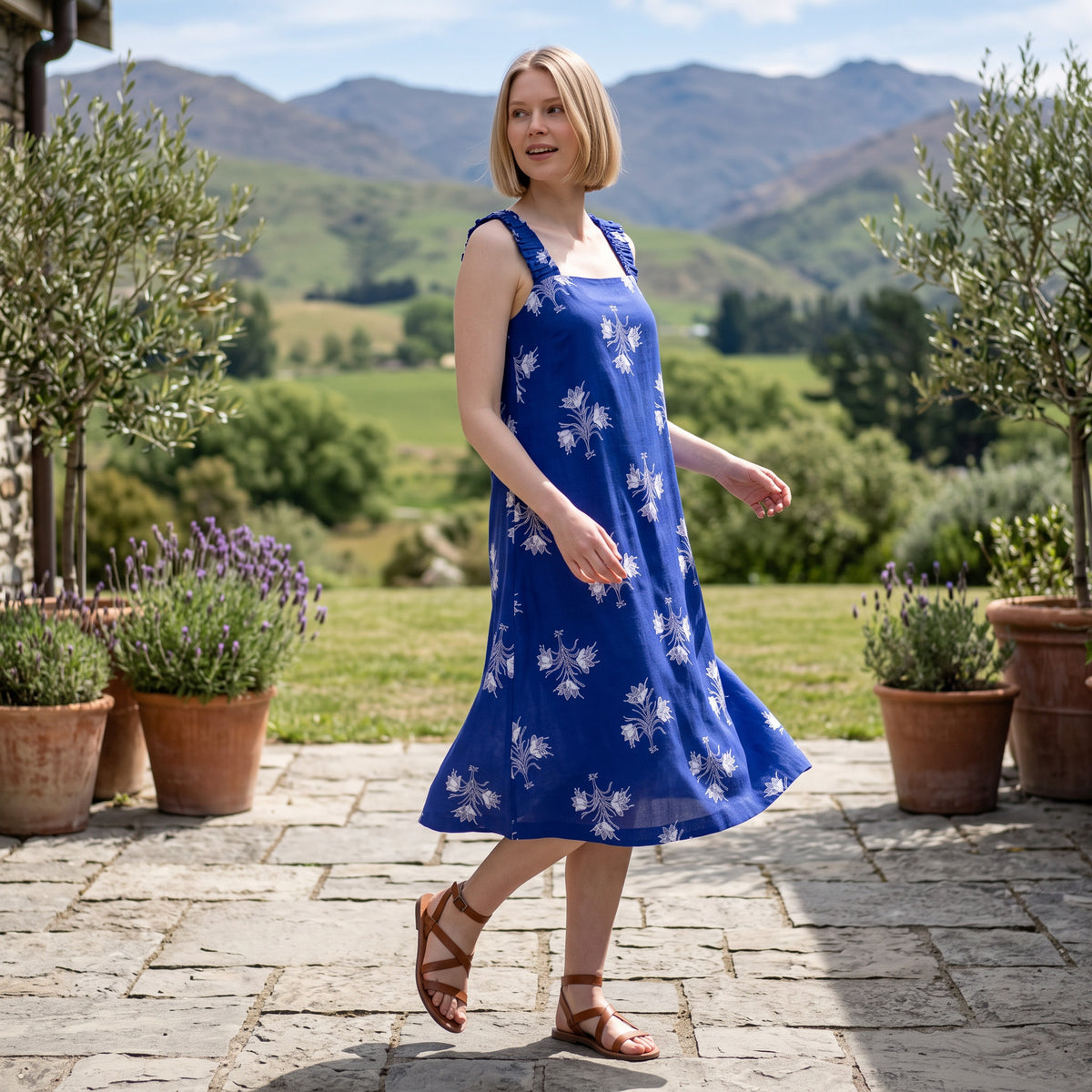 Lulu Dress - Blue