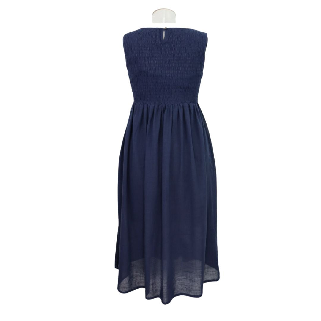 Poppy Dress - Navy