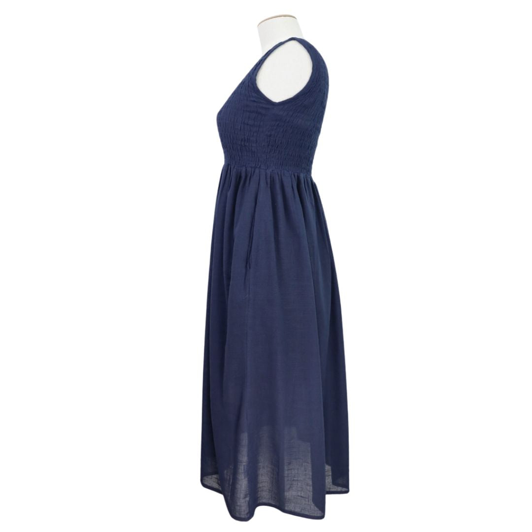 Poppy Dress - Navy