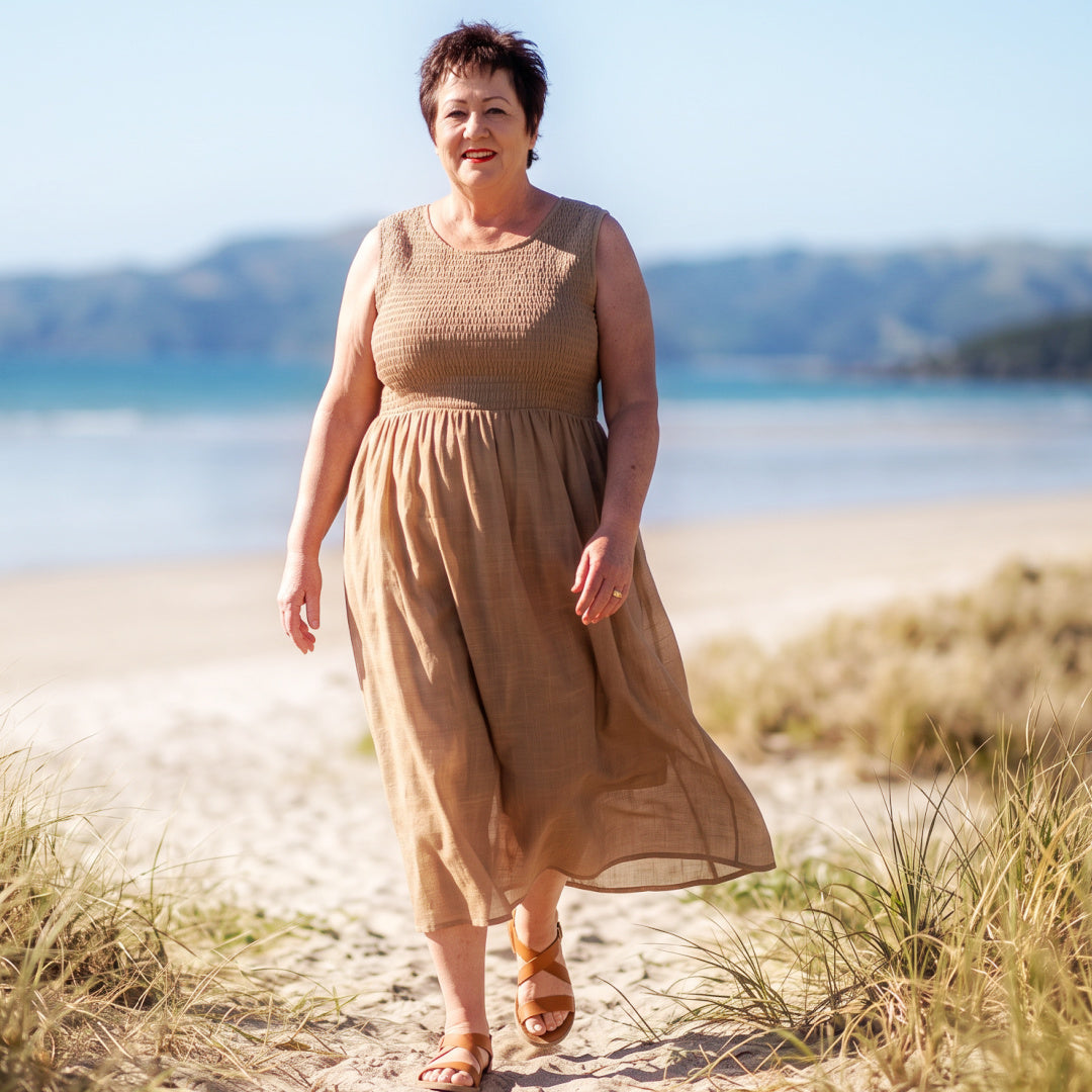 Poppy Dress - Mocca