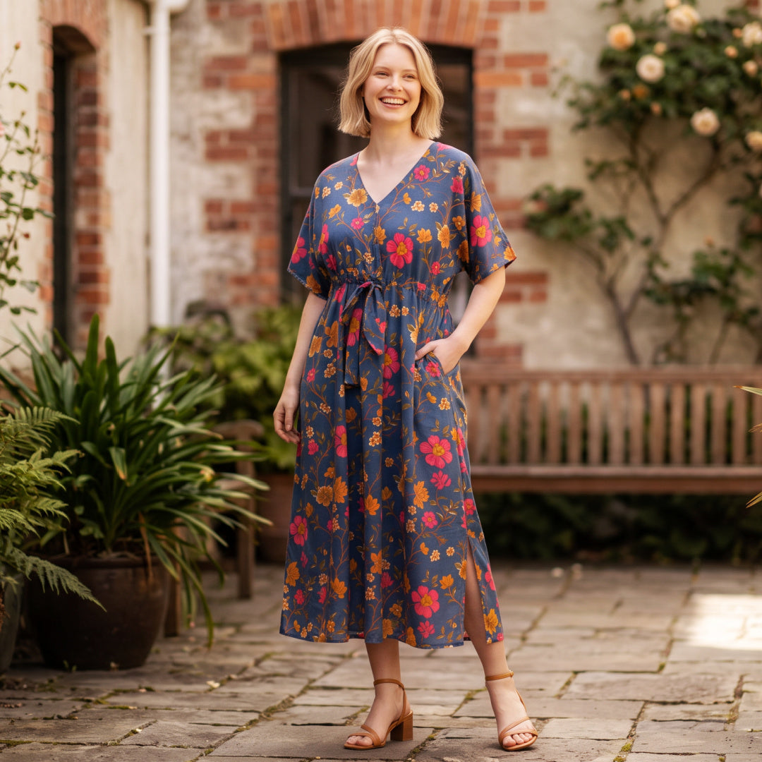 Rosie Dress - Blue