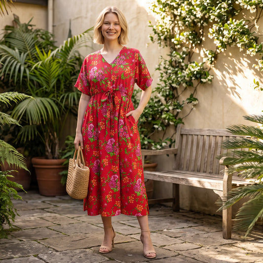 Rosie Dress - Red