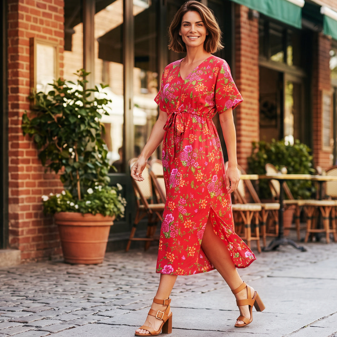 Rosie Dress - Red