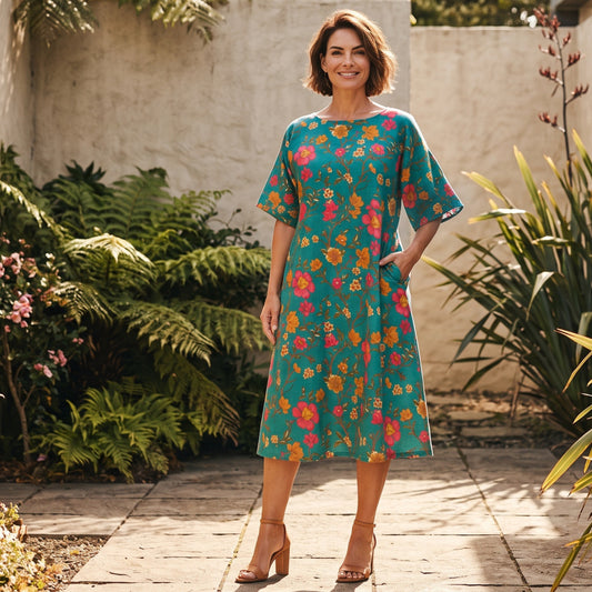 Sandy Dress - Teal