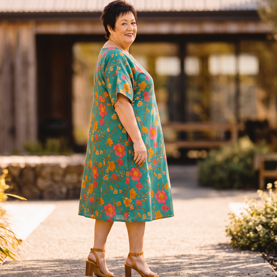 Sandy Dress - Teal