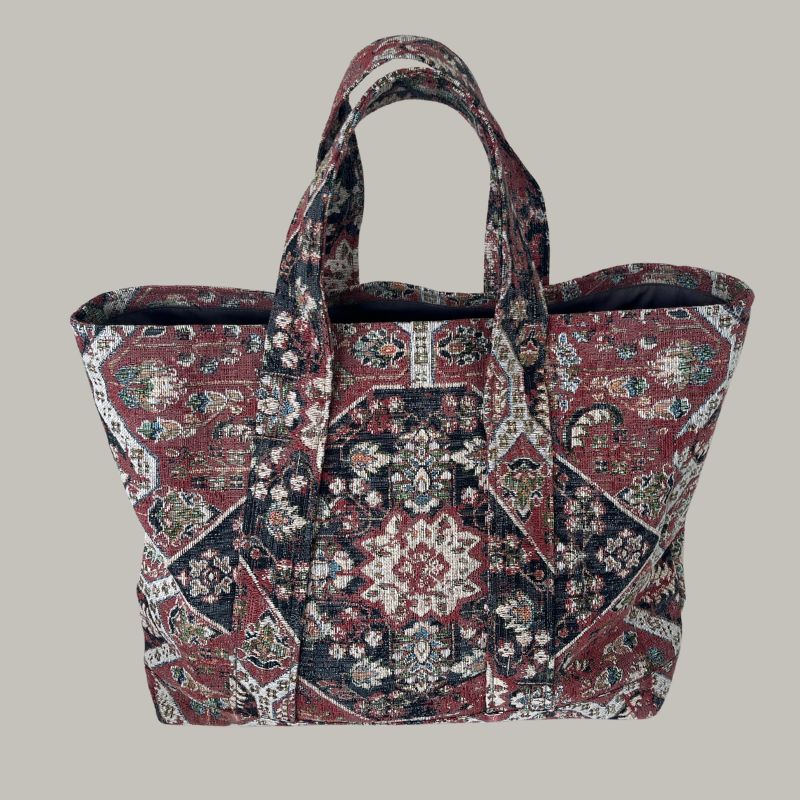 Larger Tote Plum
