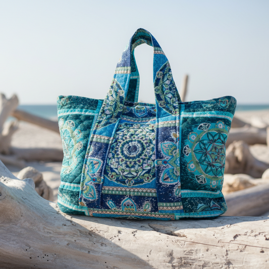 Larger Tote Turquoise