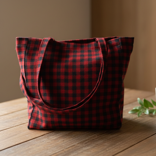 Tote in red